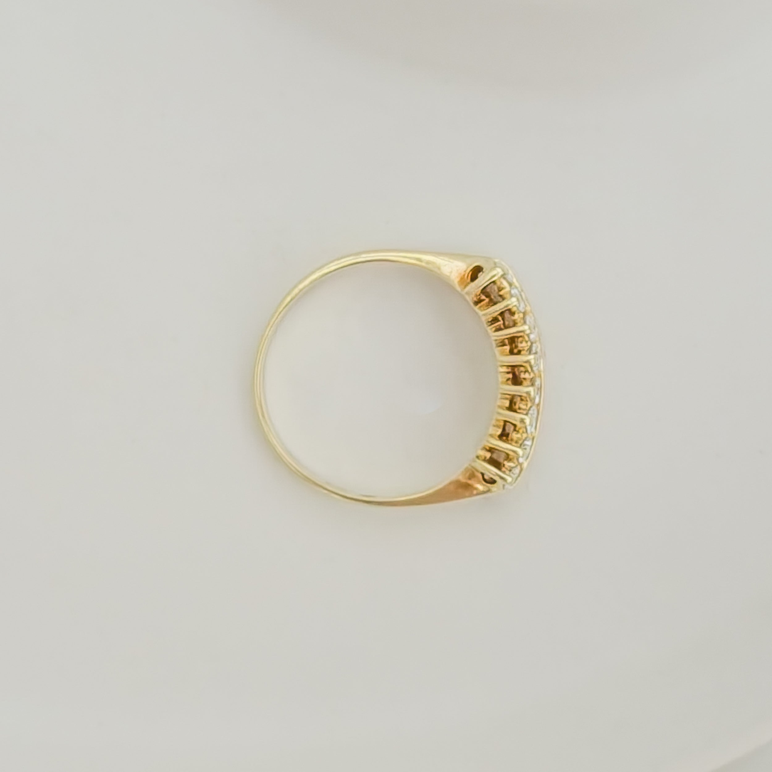 Brillantring aus 14 K Gelbgold