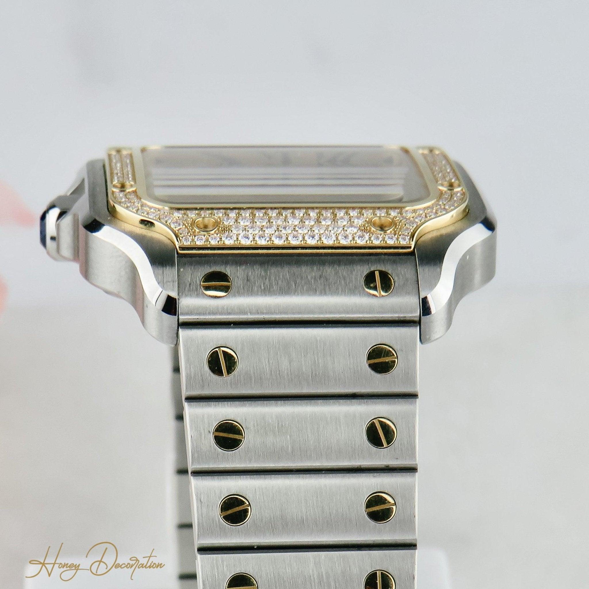 Cartier Damen-/Unisexuhr Santos de Cartier W3SA0007 - Honey Decoration