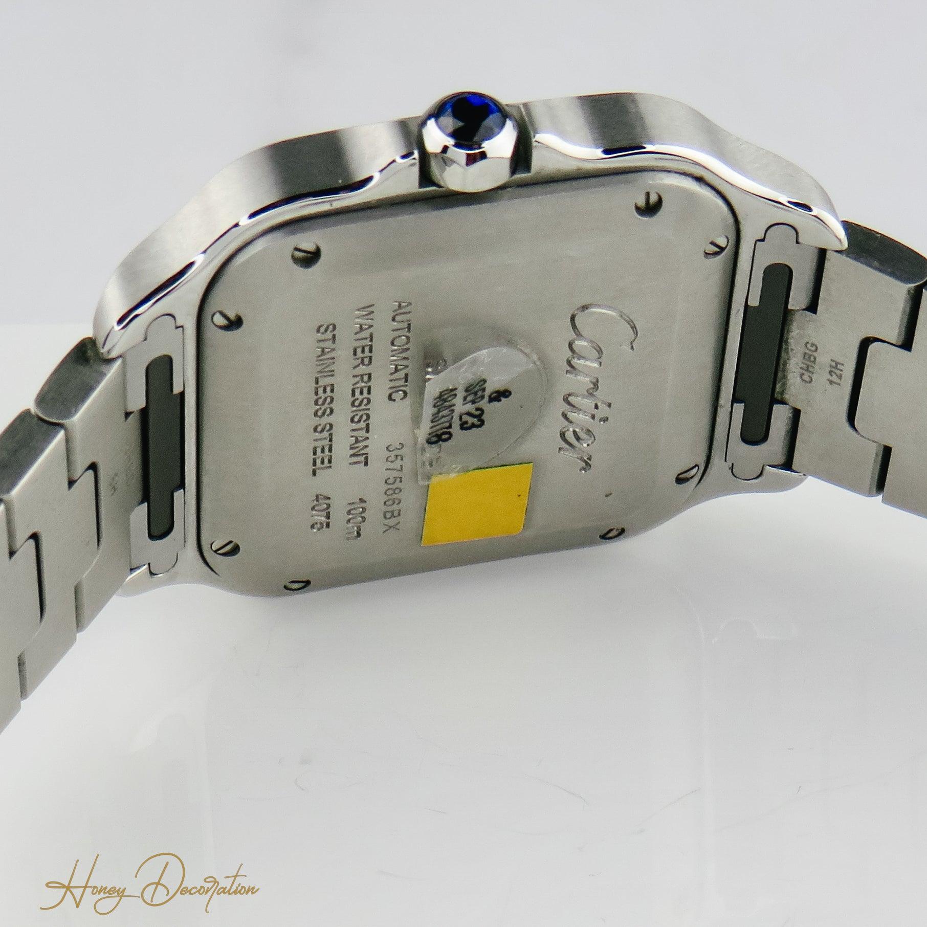 Cartier Damen-/Unisexuhr Santos de Cartier W3SA0007 - Honey Decoration