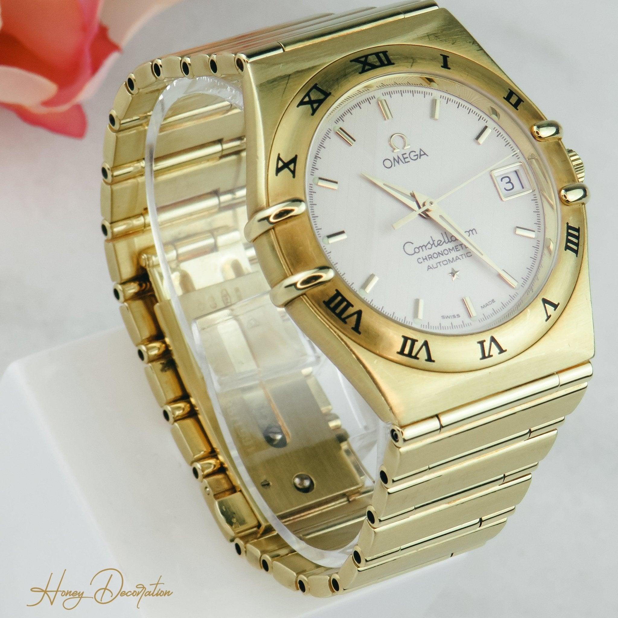 Omega Constellation 750 Gold Automatik Unisex - Honey Decoration