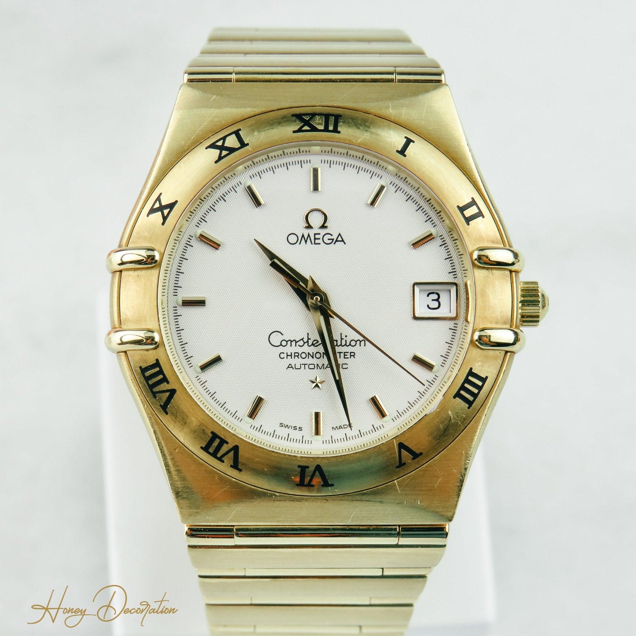 Omega Constellation 750 Gold Automatik Unisex - Honey Decoration