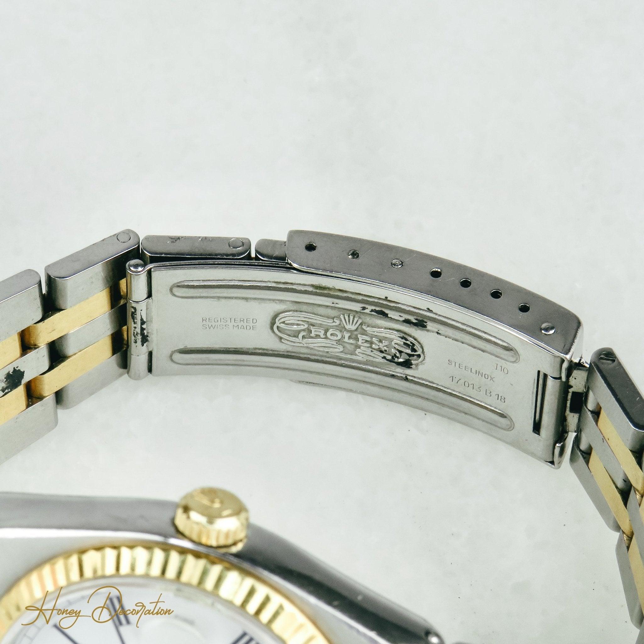 Rolex Date Just Quarz Stahl / Gold - Honey Decoration