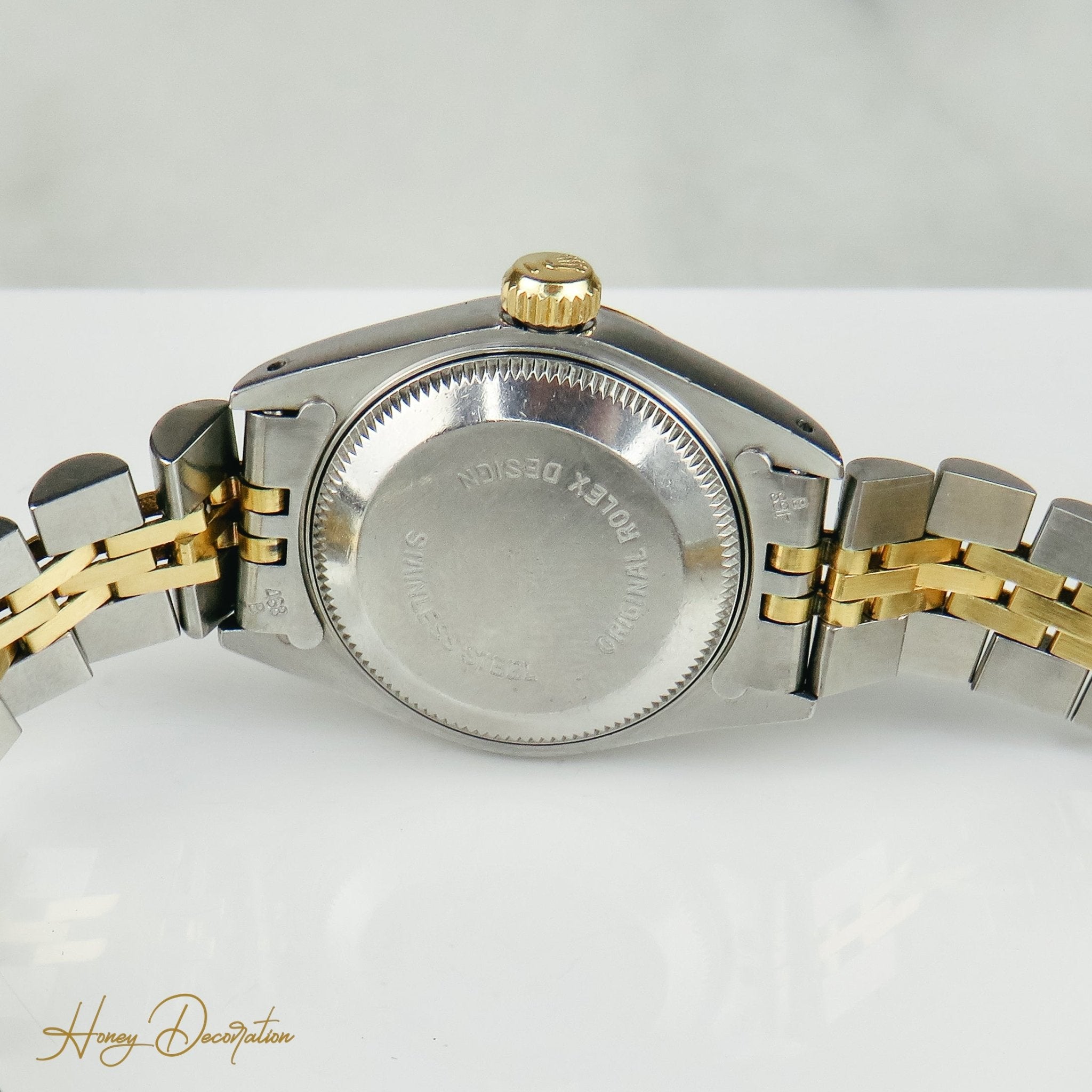 Rolex Lady Datejust Stahl/Gold mit Diamant-Ziffernblatt - Honey Decoration