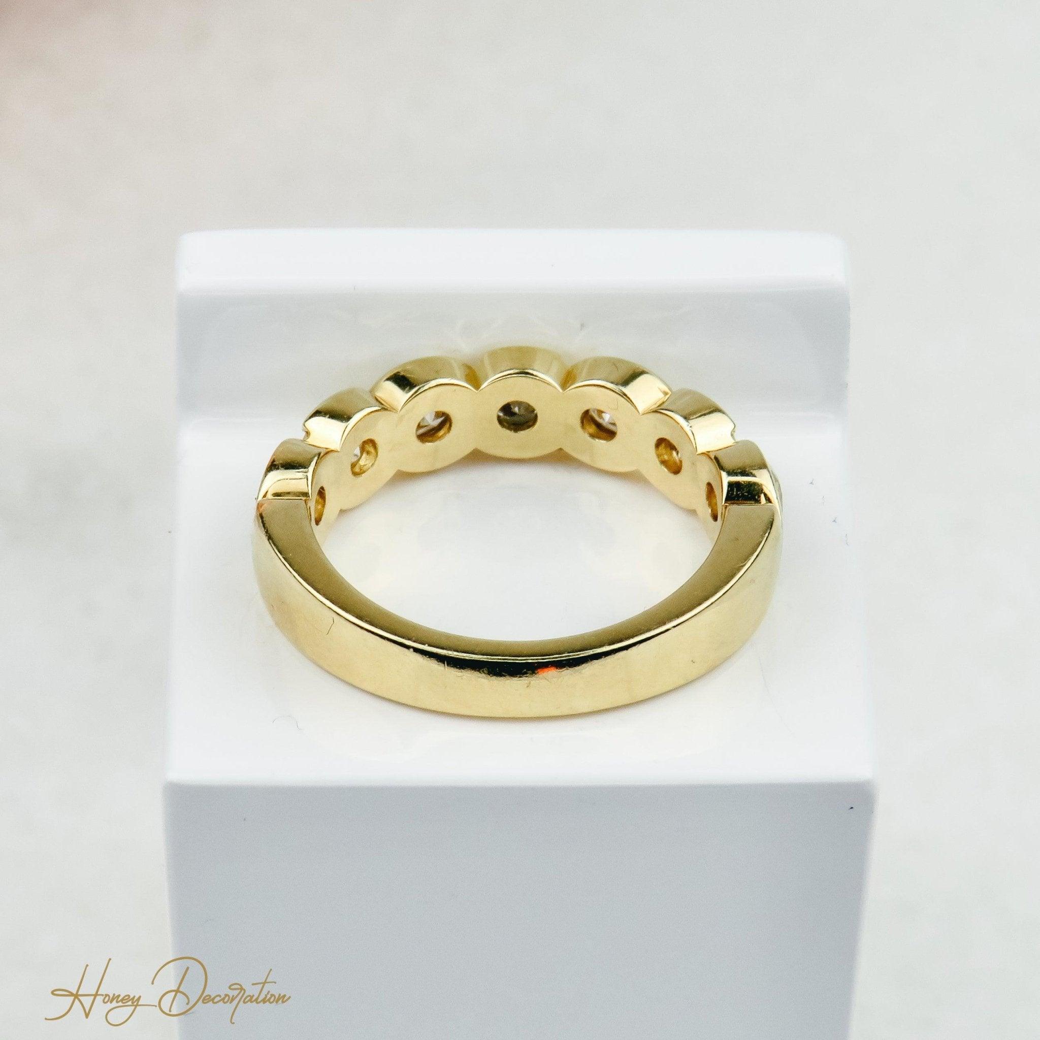 Schicker Gold-Memoryring - Honey Decoration